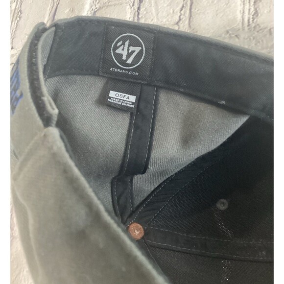 47 Brand Cap Hat Unisex Adjustable Color Dark Green Phila 76ers Baseball Cap - Picture 6 of 6